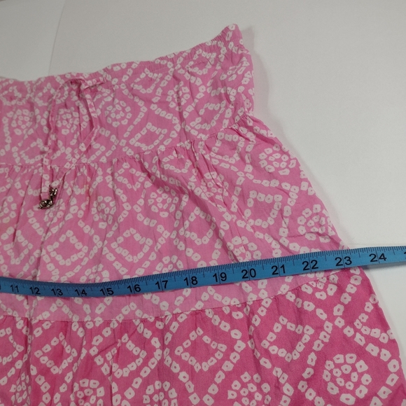 Liz Claiborne Pink and White A-Line Skirt Size (S) - Picture 11 of 14